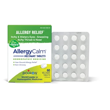 BOIRON AllergyCalm Meltaway Tablets - Fast Allergy & Hay Fever Relief