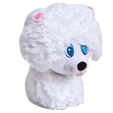 Minnie's Walk & Play Puppy Feature Plush, Officially Licensed Kids Toys for Ages 3 Up by Just Play