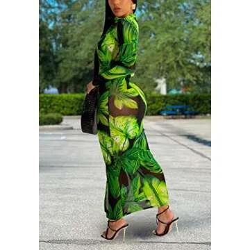 Sheer Mesh Bodycon Dress for Night Out and Beach Fun