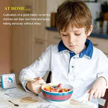 Secura 60-Minute Visual Timer, Classroom Timer, Countdown Timer for Kids and Adults, Time Management Tool for Teaching