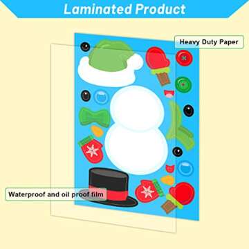 Create Unique Christmas Characters with 48 Sticker Sheets