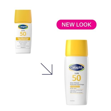 Cetaphil Sheer Mineral Face Sunscreen SPF 50 for Sensitive Skin