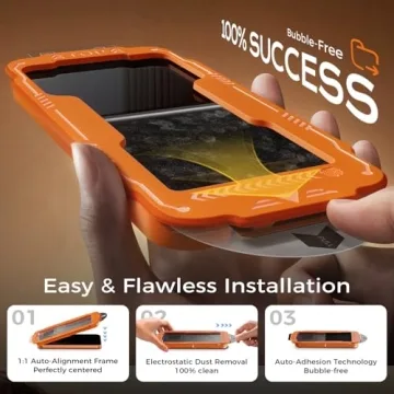 NeverBreak iPhone 17 Pro Max Screen Protector - 12FT Protection