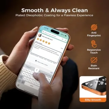 NeverBreak iPhone 17 Pro Max Screen Protector - 12FT Protection