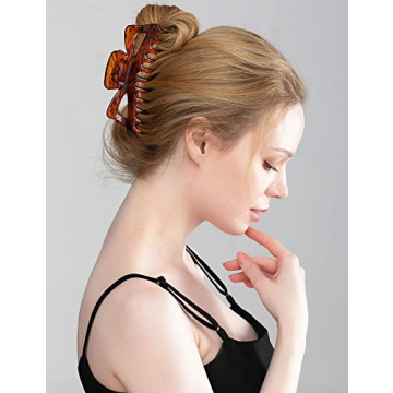 Prettyou Thick Hair Super Large Clips for Women - 2 Pack