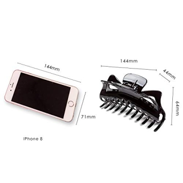 Prettyou Thick Hair Super Large Clips for Women - 2 Pack