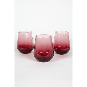 Elegant RAKLE Wine Glasses Set of 4 for Wine Lovers