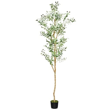 LOVMOR 7.9ft Artificial Olive Tree for Your Home