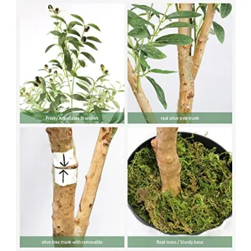 LOVMOR 7.9ft Artificial Olive Tree for Your Home