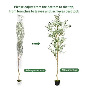 LOVMOR 7.9ft Artificial Olive Tree for Your Home
