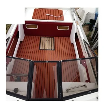 SOOMJ EVA Synthetic Teak Deck Mat for Safe Boat Flooring