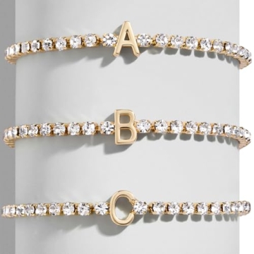 Chic BaubleBar Lyanna Initial Bracelet for Everyone