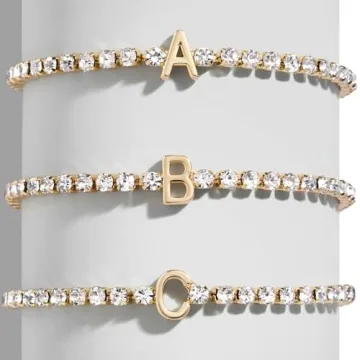 Chic BaubleBar Lyanna Initial Bracelet for Everyone