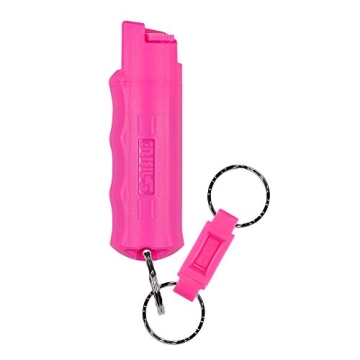 SABRE Pepper Spray with Quick Release Keychain for Easy Carry