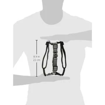 PetSafe Easy Walk Deluxe Dog Harness, No Pull Dog Harness – Perfect for Leash & Harness Training – Stops Pets from Pulling and Choking on Walks – Medium, Steel