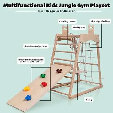 Ascism Jungle Gym Indoor Playground for Toddlers Fun