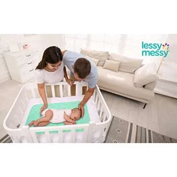 Portable Baby Changing Mat - Washer/Dryer Safe & Extra Large