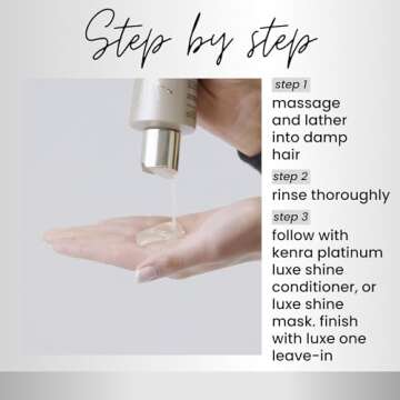 Kenra Platinum Luxe Shine Shampoo/Conditioner | Gold Enriched | Transforms Dull And Lifeless Strands To Glamorous And Full-Bodied Hair | All Hair Types | 31.5 fl. Oz (Set)