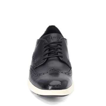 Cole Haan Men's Grand Tour Wingtip Oxford, Black, 12