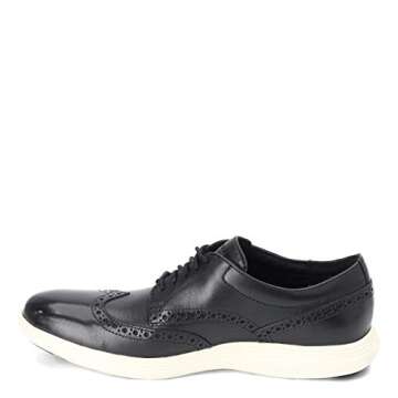 Cole Haan Men's Grand Tour Wingtip Oxford, Black, 12