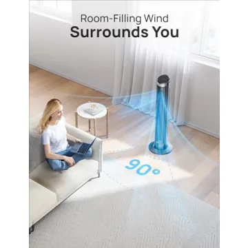 Dreo Smart Tower Fan - Quiet, Powerful, 90° Oscillation