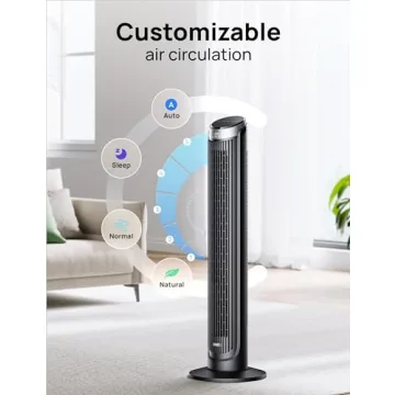 Dreo Smart Tower Fan - Quiet, Powerful, 90° Oscillation