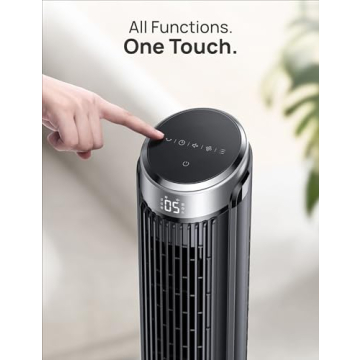 Dreo Smart Tower Fan - Quiet, Powerful, 90° Oscillation