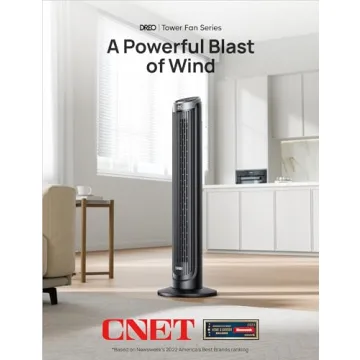 Dreo Smart Tower Fan - Quiet, Powerful, 90° Oscillation