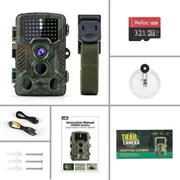 Coolife 21MP Wildlife Trail Camera with Night Vision