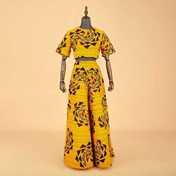 Tracksuit Set for Women African Print Tops and Ankara Pants Plus Size Dashiki Clothing Tracksuit Out...
