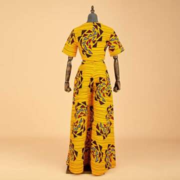 Trendy African Print Women's Tracksuit Set with Custom Size