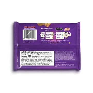 Legendary Foods Tasty Pastries | Low Carb Keto Breakfast | No Added Sugar | Balanced Keto Snacks to Go | Gluten Free | Just Pop in the Microwave! (Brown Sugar Cinnamon, 1.7oz 10 Pack)