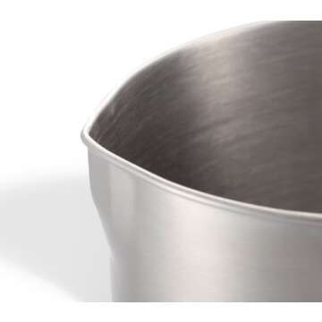 Solo Stove Solo Pot 900 - Lightweight Stainless Steel Backpacking Pot | Boil Water Quickly | Volume Markings and Pour Spout