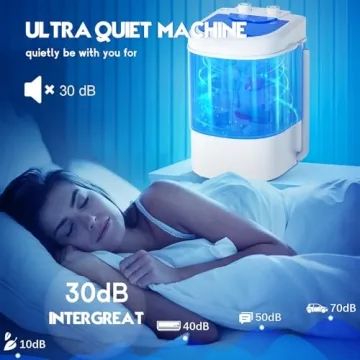 INTERGREAT Mini Portable Washing Machine 6.6 Lbs