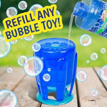 Sunny Days Bubble Solution 64oz Non-Toxic Party Fun