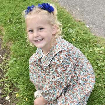 Balatale Toddler Girls Dress Long Sleeve Floral Dress for Little Girls Fall Winter Vintage Toddler Dress 2-9T