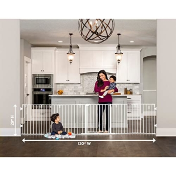 Regalo 130-Inch Super Wide Baby Gate & Play Yard for Safety