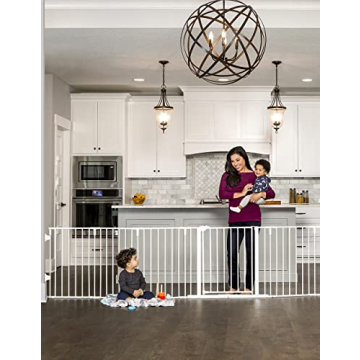 Regalo 130-Inch Super Wide Baby Gate & Play Yard for Safety