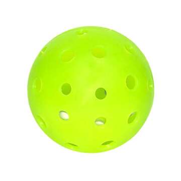 Dura Fast 40 Pickleballs | Outdoor pickleball balls | Neon | Pack of 6 | USAPA Approved and Sanctioned for Tournament Play, Professional Perfomance