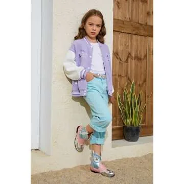 Yamvim Kids Cowboy Boots Girls Mid Calf Cowgirl Western Boots Round Toe Pull on Splicing Riding Shoes for Little Kid/Big Kid - Pink Stars - Toddler 13