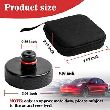psler Jack Pad for Tesla 3/Y/X/S - Lifting Jack Pucks for Tesla Model 3 Y X S Accessories Quick Floo...