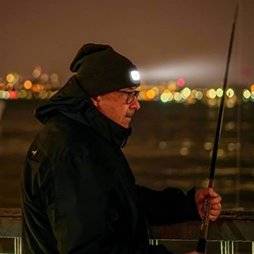 VIBELITE LED Beanie Hat with Adjustable Light