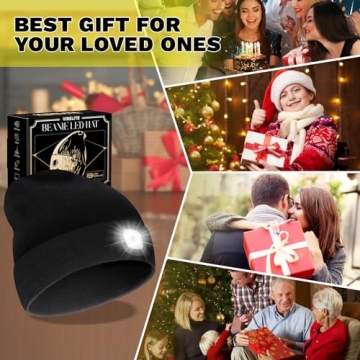 VIBELITE LED Beanie Hat with Adjustable Light
