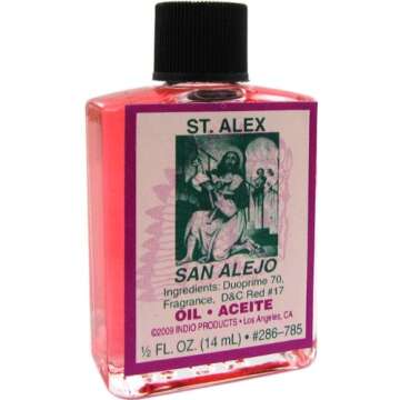 INDIO Products Saint Alex Oil 1/2 fl. oz. - Enhance Your Spiritual Journey
