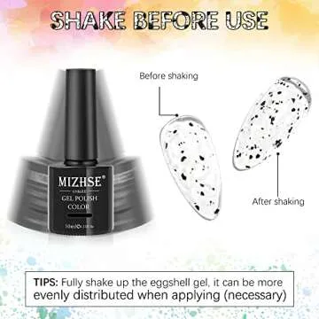 MIZHSE Eggshell Gel Polish for Stunning Nail Art