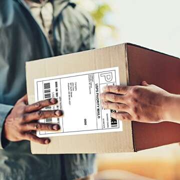 Shipping Address Labels 50 Sheets for Inkjet & Laser Printers