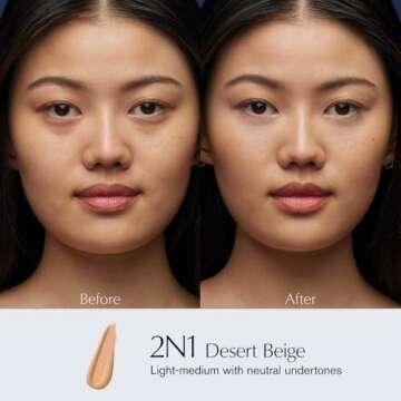 Estée Lauder Double Wear Stay-in-Place 24-Hour Long-Wear Matte Foundation Makeup, 1 Fl Oz, 2N1 Desert Beige