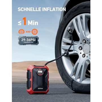 AstroAI Portable Air Compressor for Quick Tire Inflation