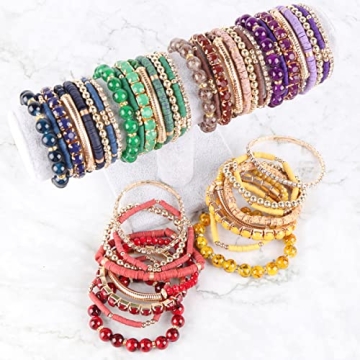 Multi Color Stretch Beaded Stackable Bracelets | RIAH FASHION