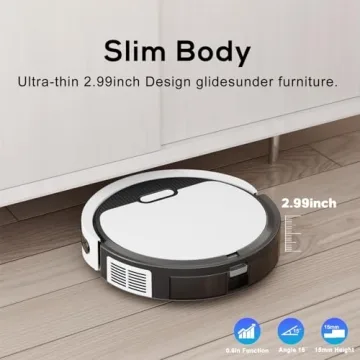 Kipvvo V3 Robot Vacuum with Smart App Control and Mopping